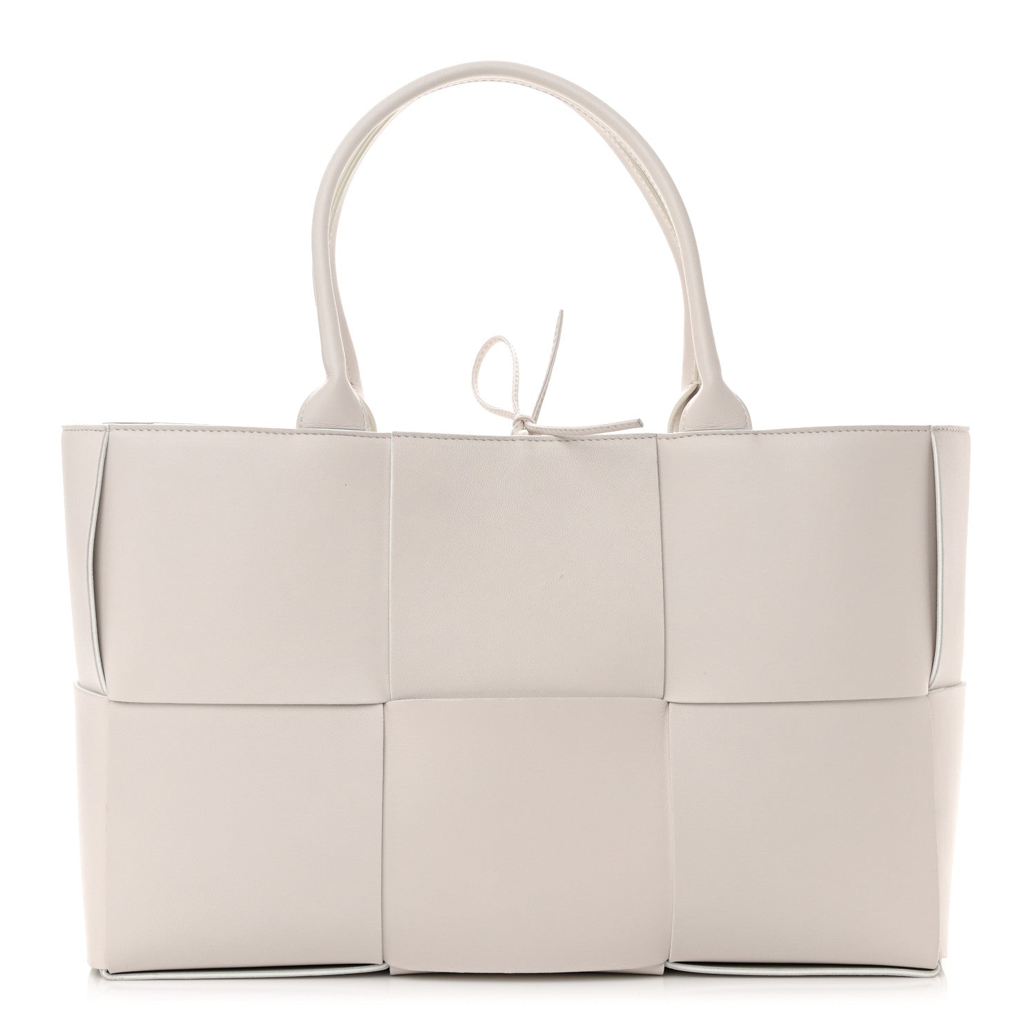 Bottega Veneta Nappa Maxi Intrecciato Medium Arco Tote White 3 of 12