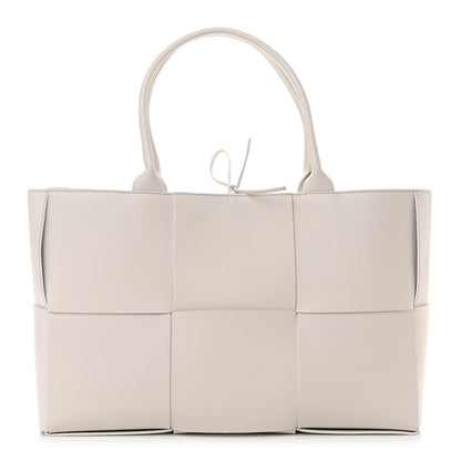 Bottega Veneta Nappa Maxi Intrecciato Medium Arco Tote White 3 of 12