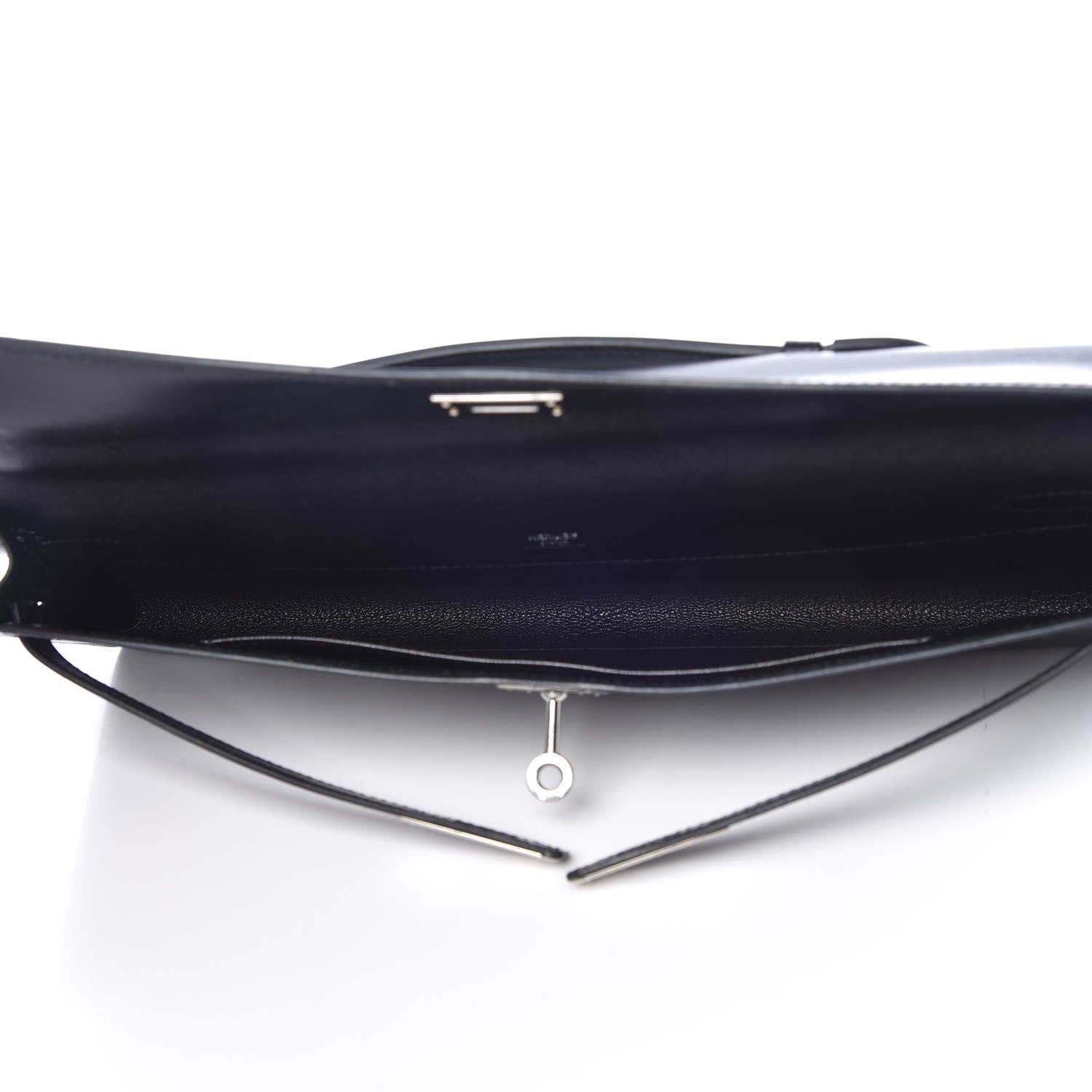 Hermes Box Kelly Cut Clutch Black 6 of 24