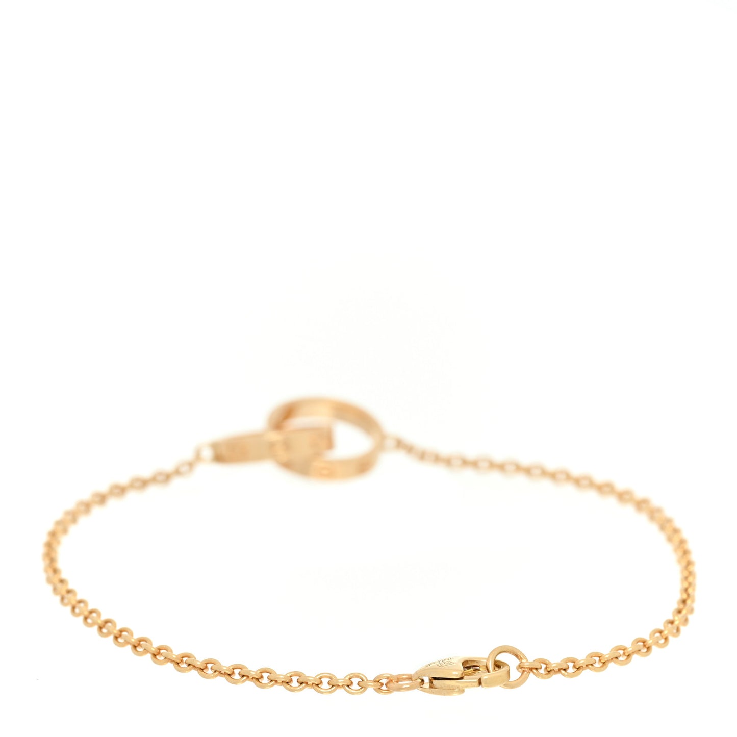 18K Yellow Gold Interlocking LOVE Bracelet
