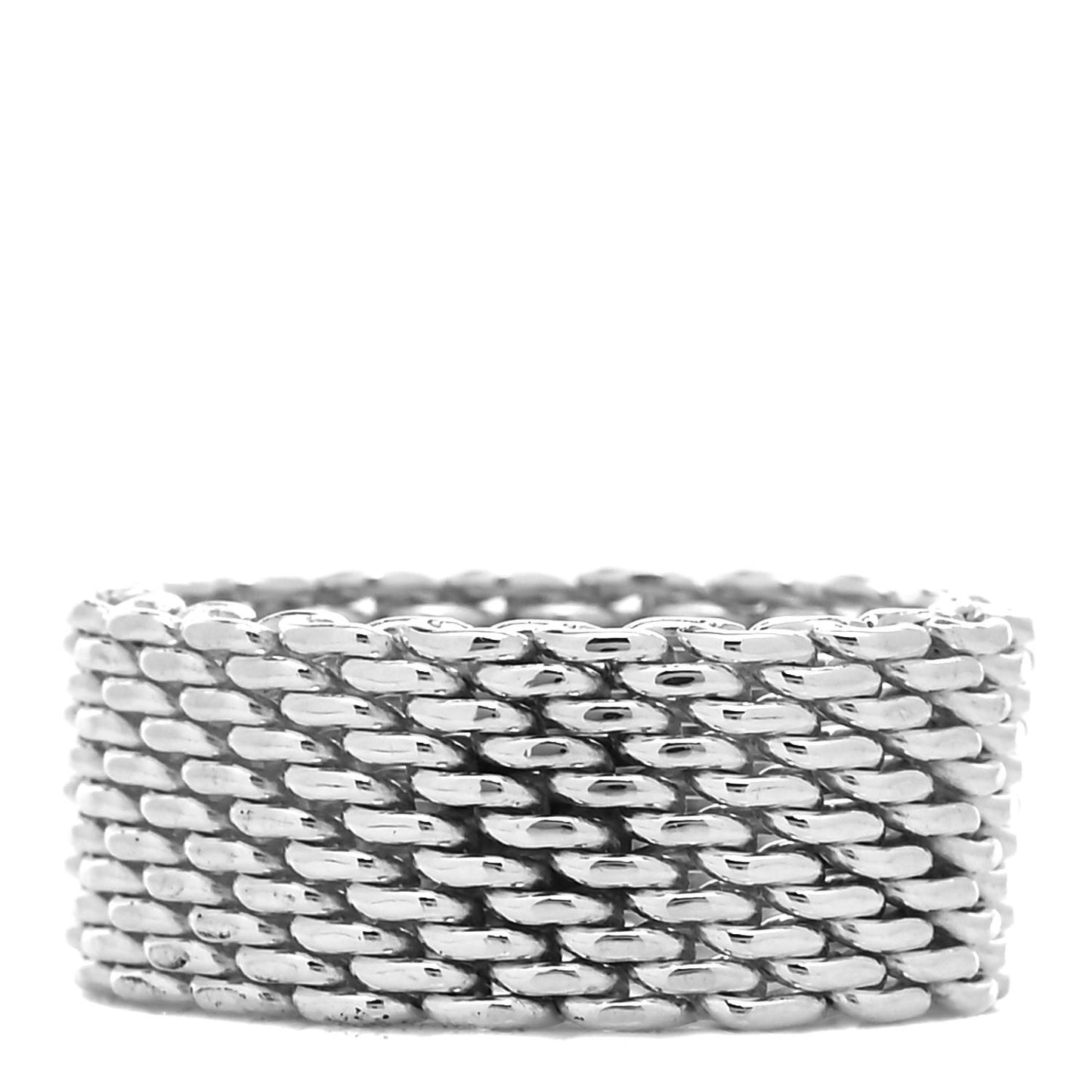 Sterling Silver Somerset Mesh Ring 54 7