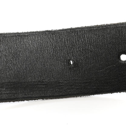 Gucci Calfskin Snake Belt 75 30 Black 8 of 8