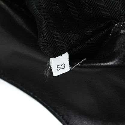 Prada Soft Calf Tote Black 6 of 14