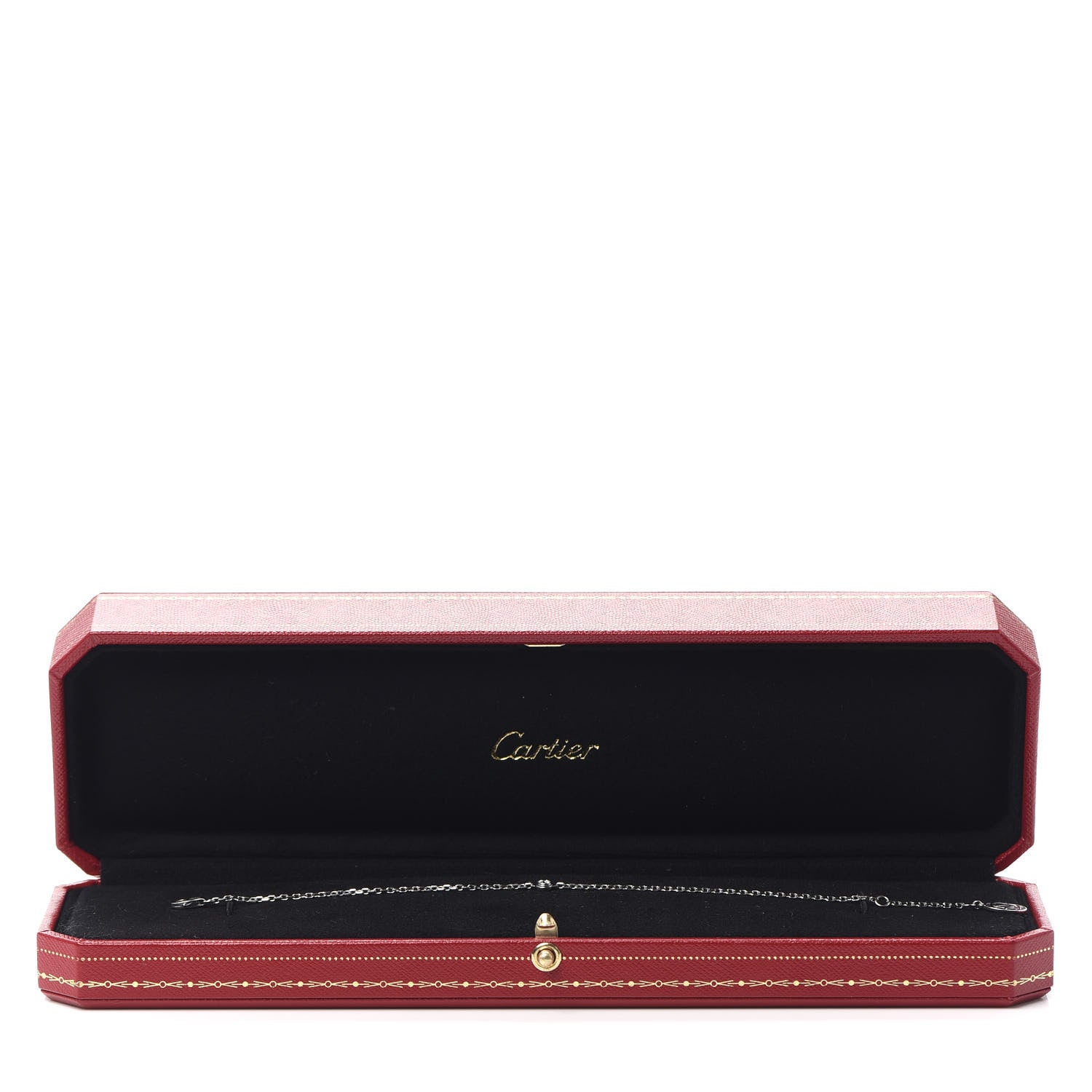 Cartier 18K White Gold Diamond SM D'Amour Bracelet 6 of 6