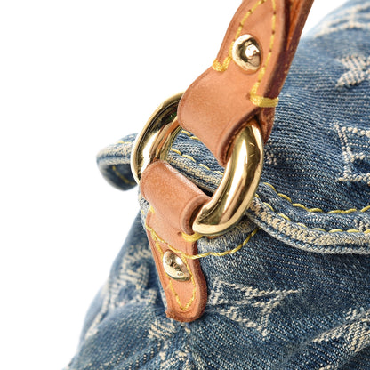 Louis Vuitton Monogram Denim Mini Pleaty Blue 11 of 14