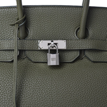 Hermes Togo Birkin 35 Vert Olive 8 of 14