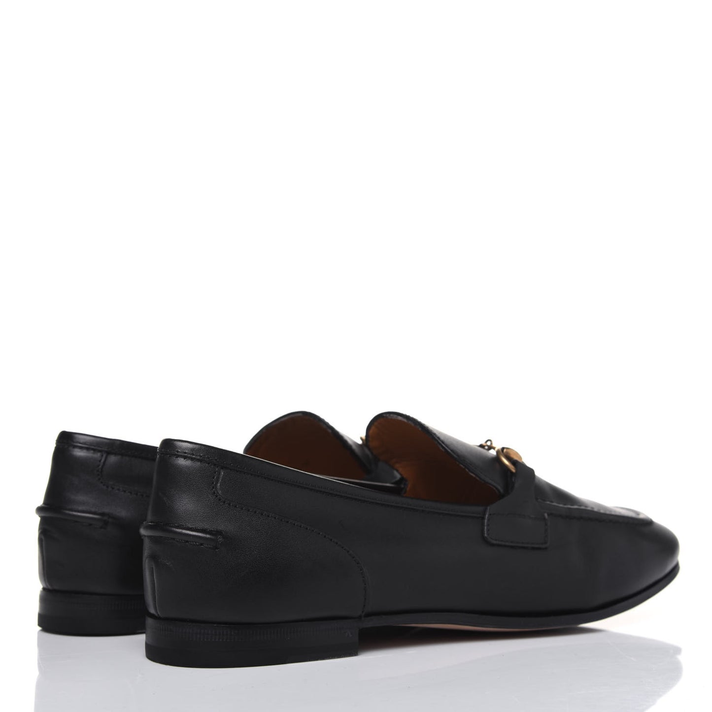 Calfskin Womens Jordaan Loafers 40.5 Black