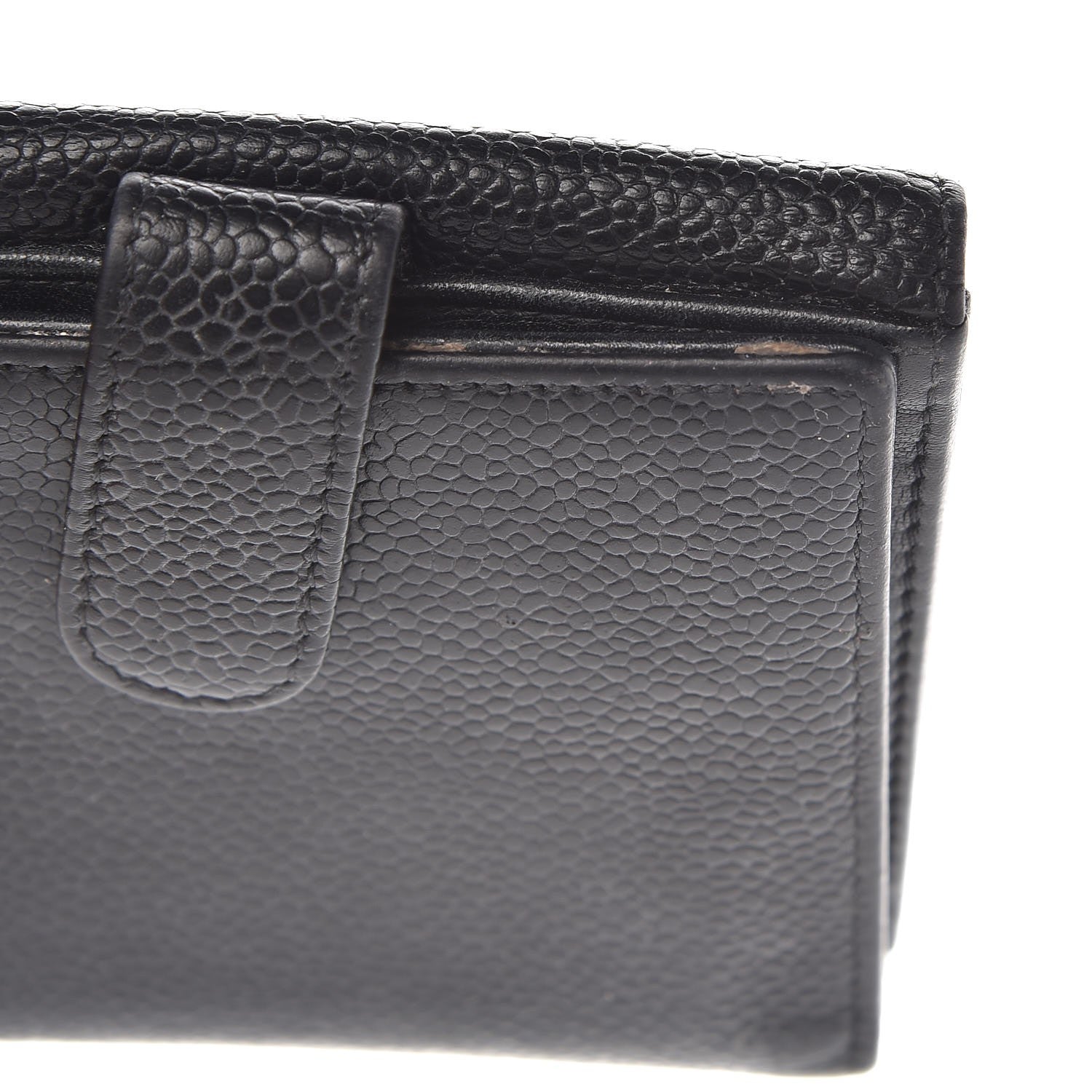 Chanel Caviar Timeless CC Compact French Wallet Black 15 of 15