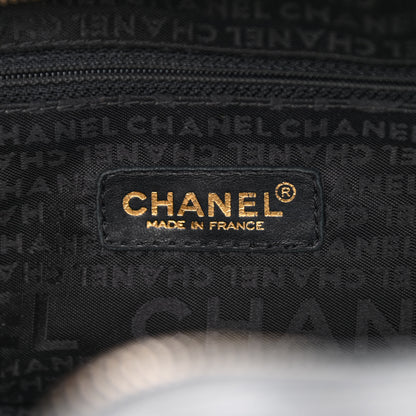 Chanel Calfskin Quilted CC Chocolate Bar Shoulder Bag Black 6 of 14