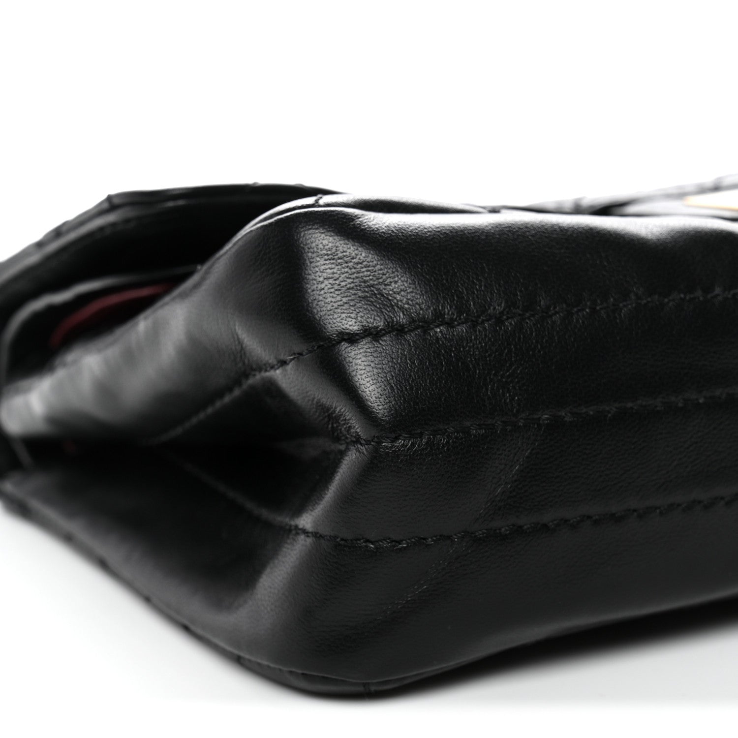 Chanel Lambskin Quilted Crush 2.55 Reissue 225 Flap Black 9 of 14