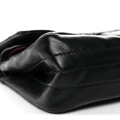 Chanel Lambskin Quilted Crush 2.55 Reissue 225 Flap Black 9 of 14