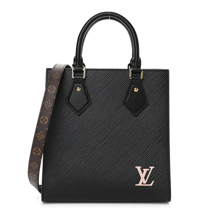 Louis Vuitton Epi Sac Plat BB Black 1 of 9