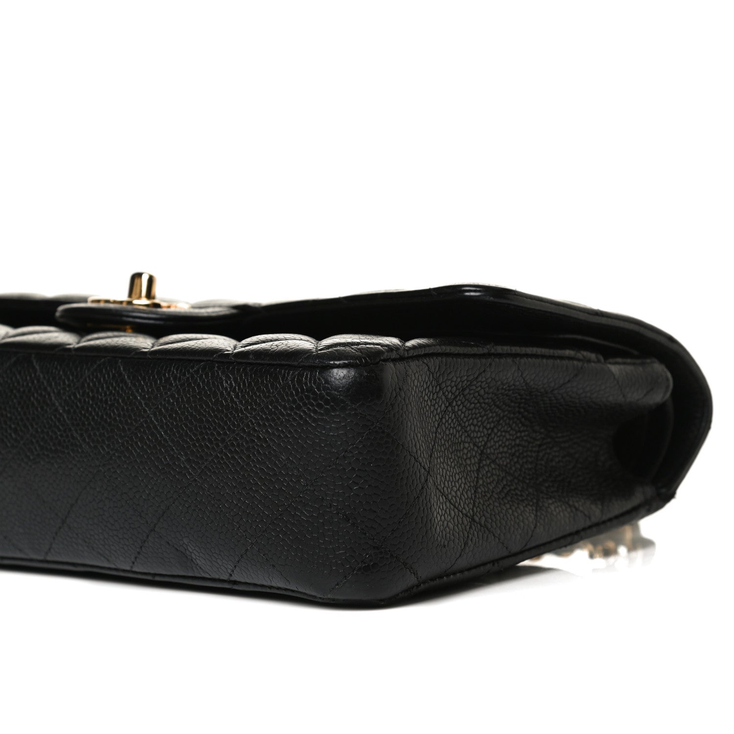 Chanel Caviar Quilted Medium Double Flap Black 9 of 17