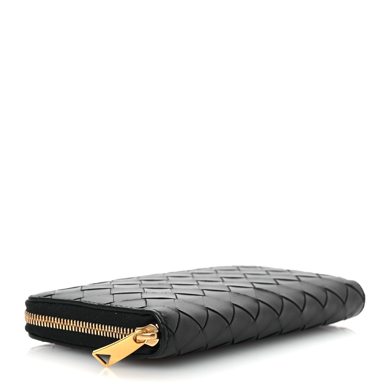 Bottega Veneta Nappa Intrecciato Zip Around Wallet Black 4 of 10