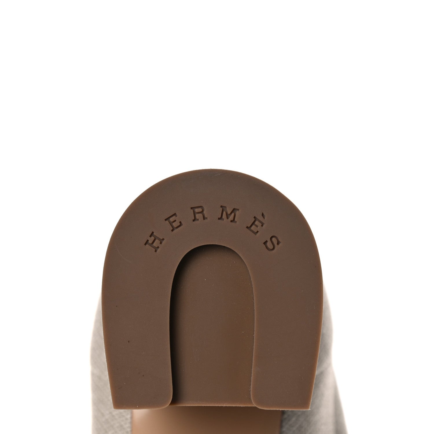 Hermes Knit Calfskin Volver 60 Ankle Boots 38 Nocciola 7 of 9