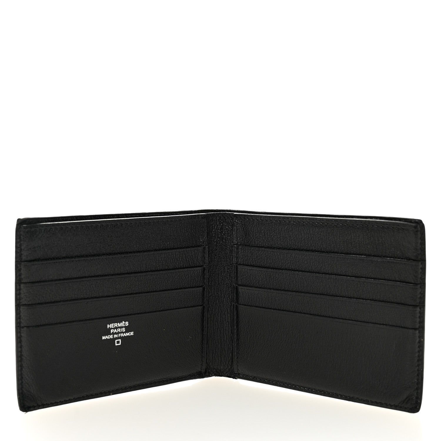 Hermes Matte Alligator MC2 Copernic Compact Wallet Black 5 of 7