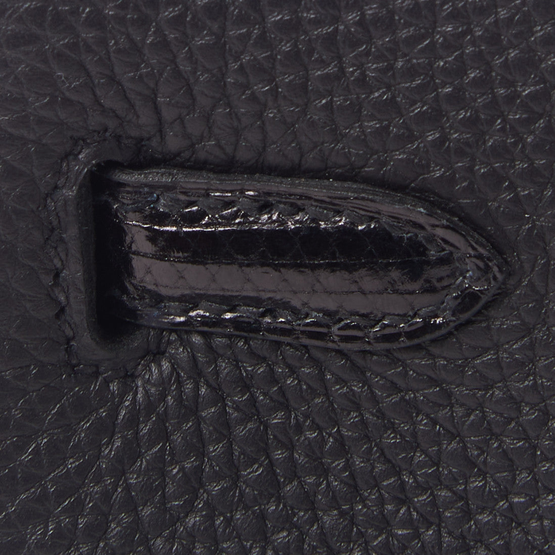 Hermes Togo Lizard Kelly Retourne Touch 25 Black 12 of 34