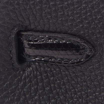 Hermes Togo Lizard Kelly Retourne Touch 25 Black 12 of 34