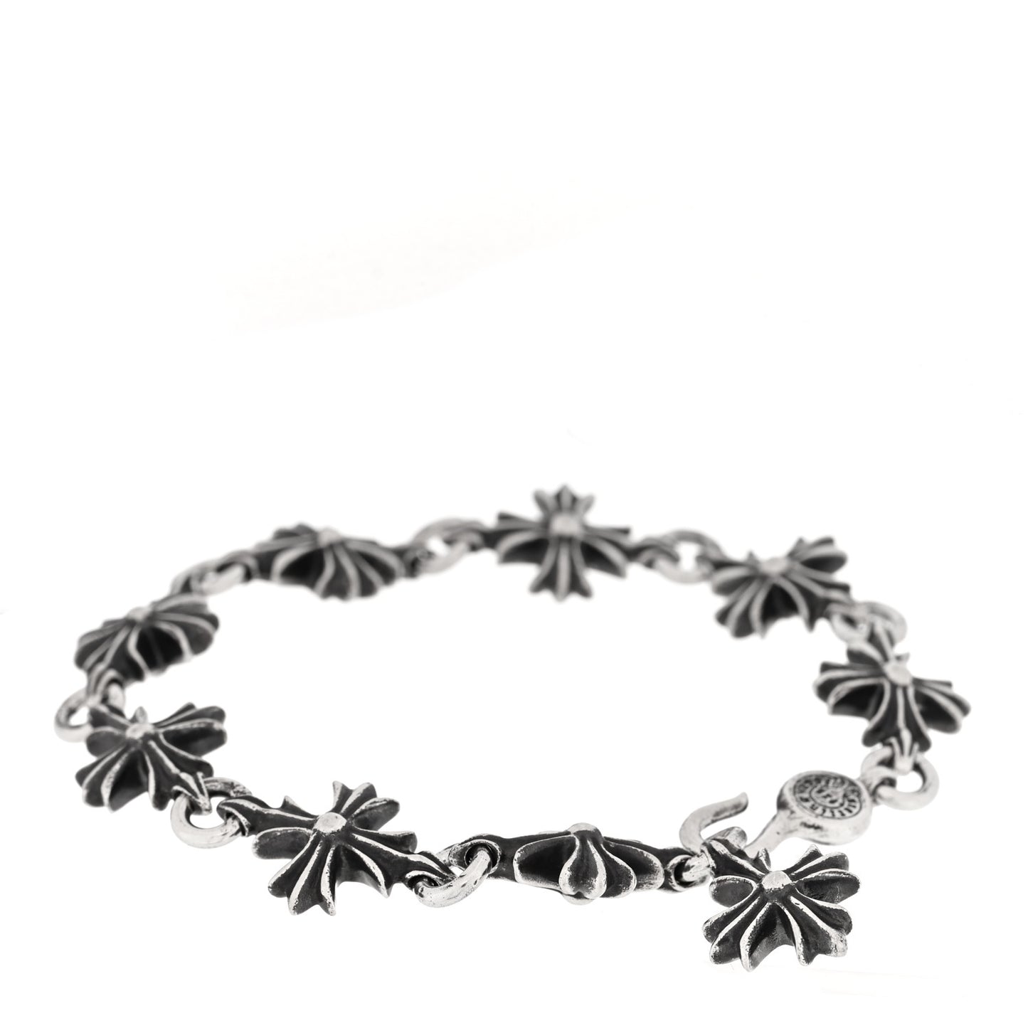 Sterling Silver Maltese Cross Bracelet