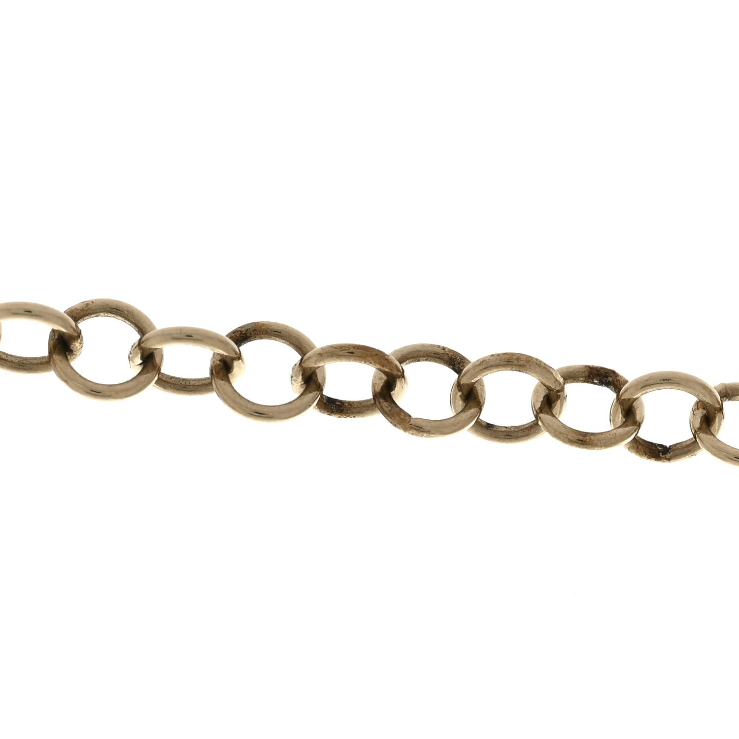 Chanel Pearl Crystal CC Heart Short Necklace Pearly White Gold 6 of 6