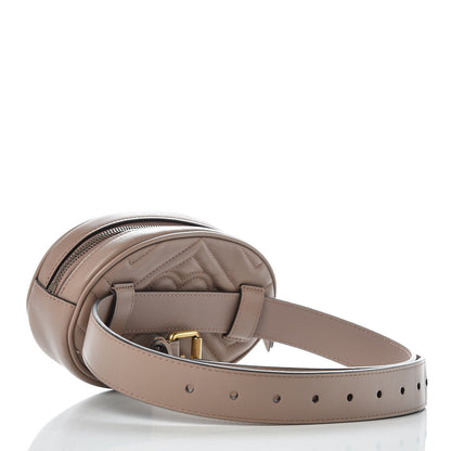 Gucci Calfskin Matelasse GG Marmont Belt Bag 85 34 Porcelain Rose 3 of 10