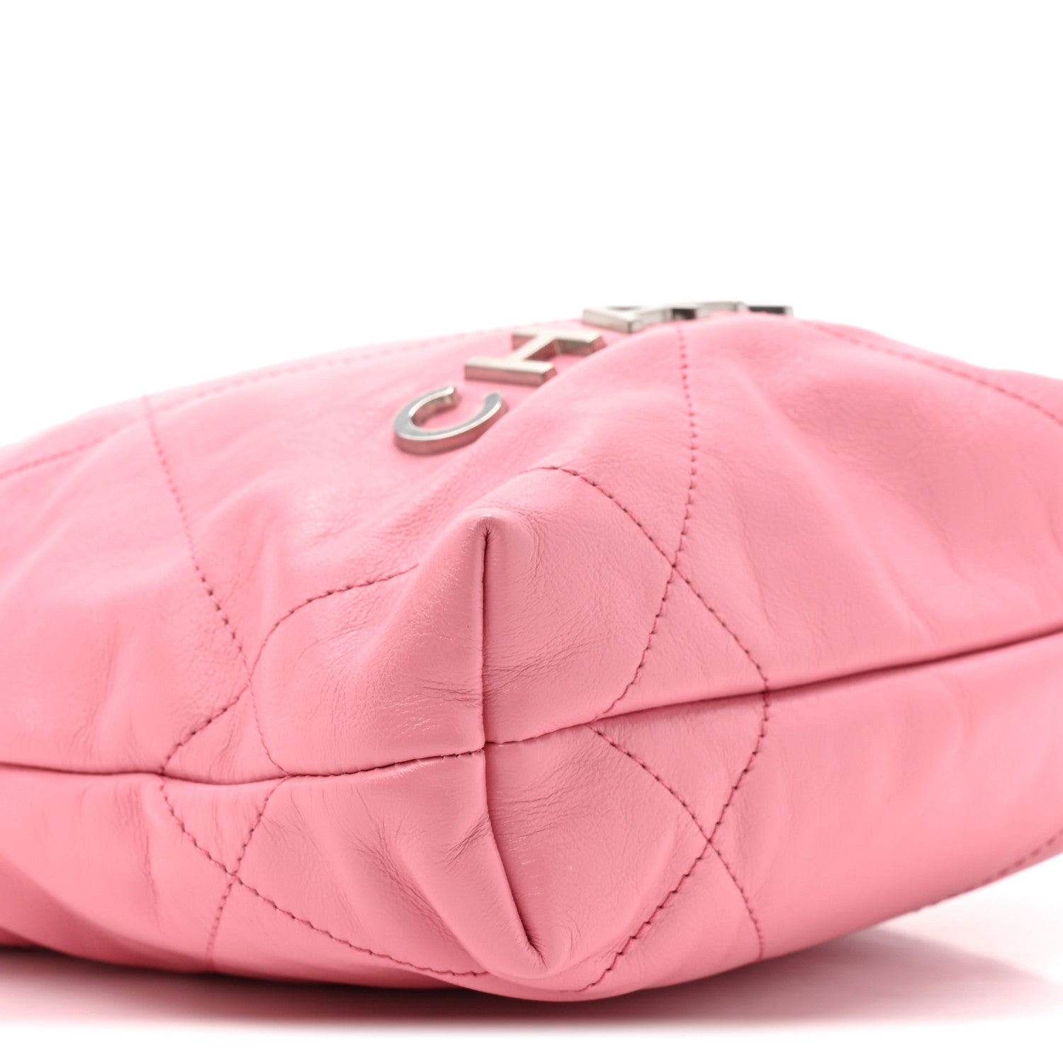 Chanel Shiny Calfskin Quilted Mini Chanel 22 Pink 10 of 10