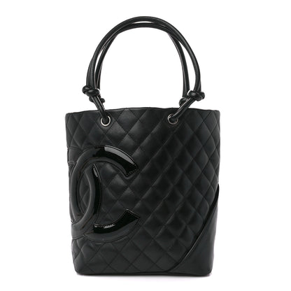 Chanel Calfskin Quilted Medium Cambon Tote Black 1 of 10
