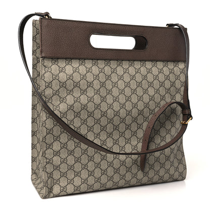 Gucci Soft GG Supreme Monogram Slip Handle Vertical Tote Beige New Acero 2 of 10
