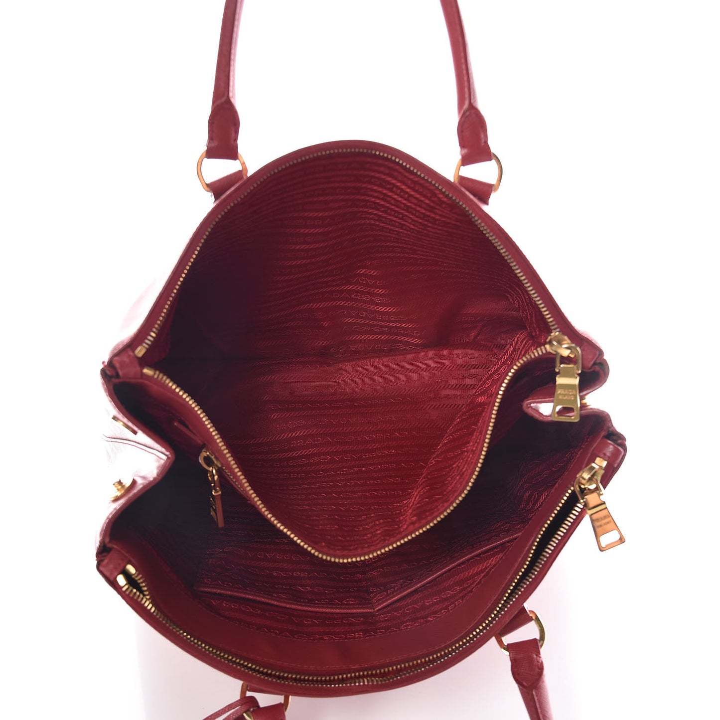 Saffiano Lux Large Tote Fuoco