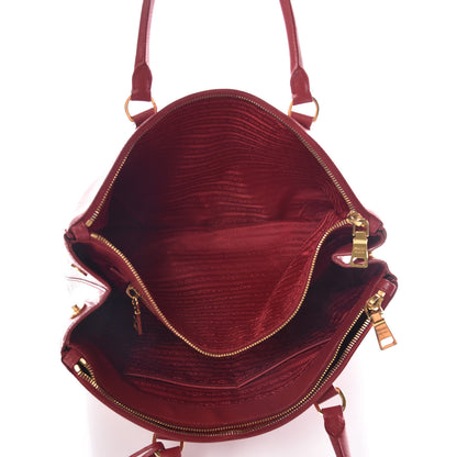 Prada Saffiano Lux Large Tote Fuoco 8 of 25
