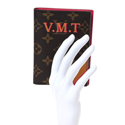 Louis Vuitton Monogram My LV Heritage Passport Cover Orange Fuchsia 2 of 11