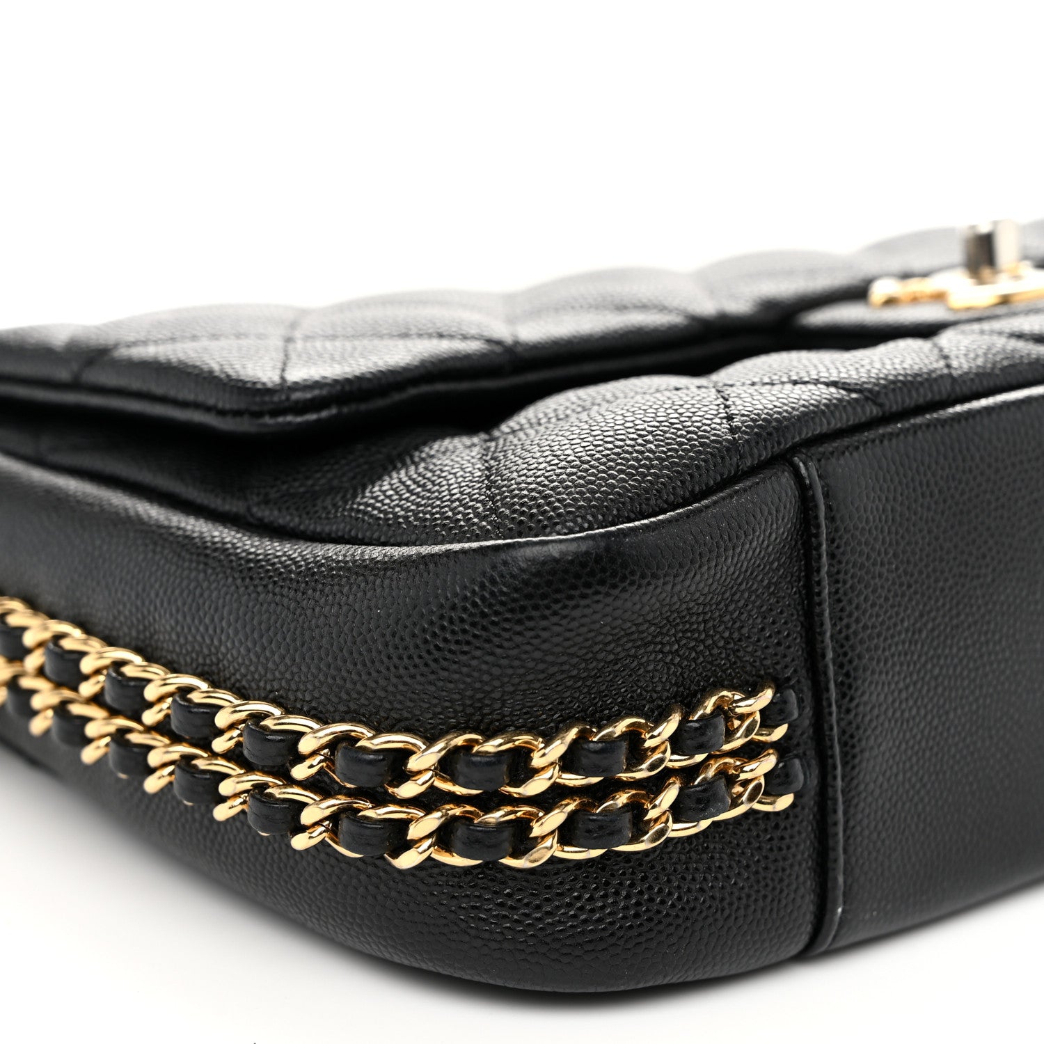 Chanel Caviar Quilted Small CC You Flap Black 9 of 10