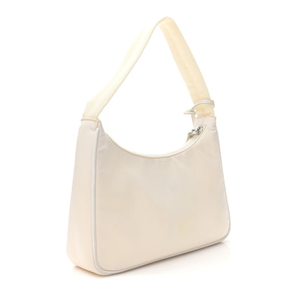 Prada Tessuto Nylon Mini Re-Edition 2000 Bag White 3 of 9