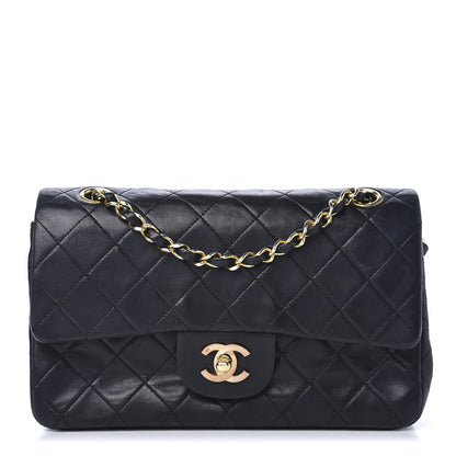 Chanel Lambskin Quilted Small Double Flap Black 1 of 12