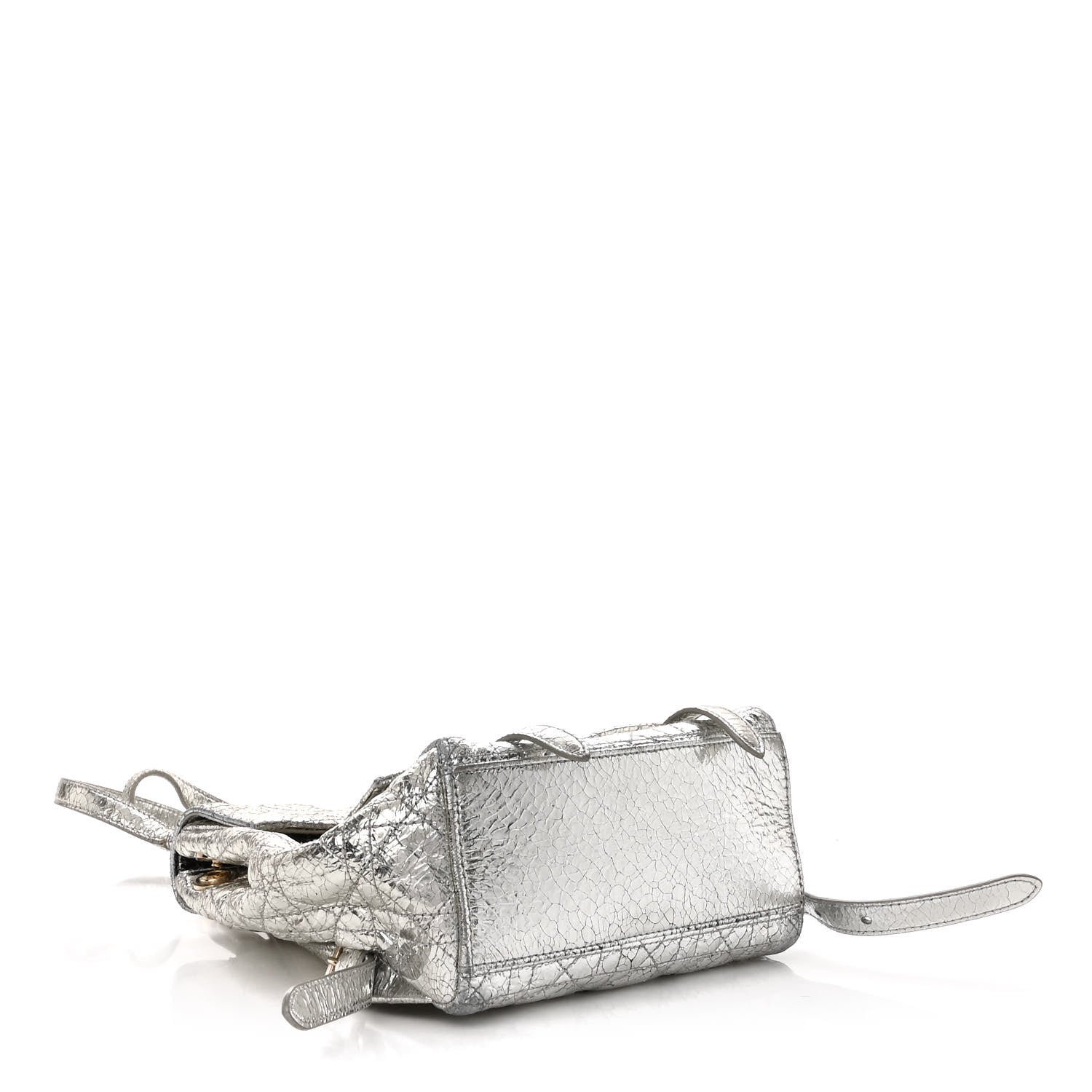 Christian Dior Metallic Calfskin Small Stardust Backpack Silver 4 of 17