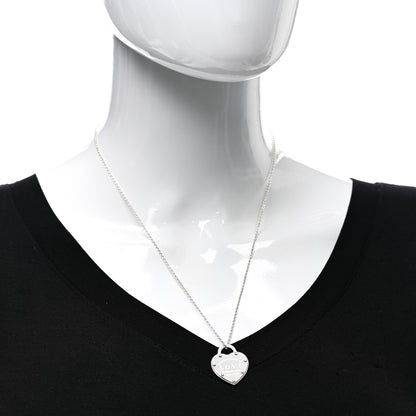 Tiffany Sterling Silver Return To Tiffany Love Pendant Necklace 2 of 4