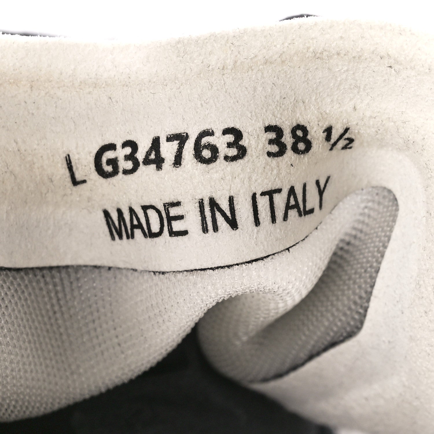Chanel Calfskin Mesh Lycra Womens Logo Sneakers 38.5 White Grey 8 of 9