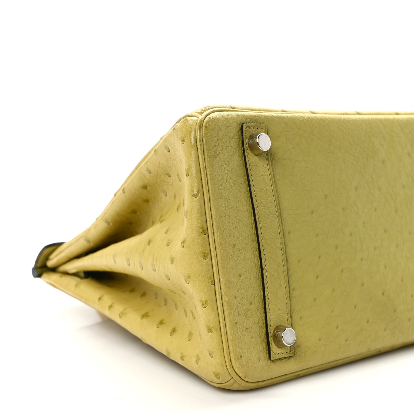 Ostrich Birkin 30 Vert Anis