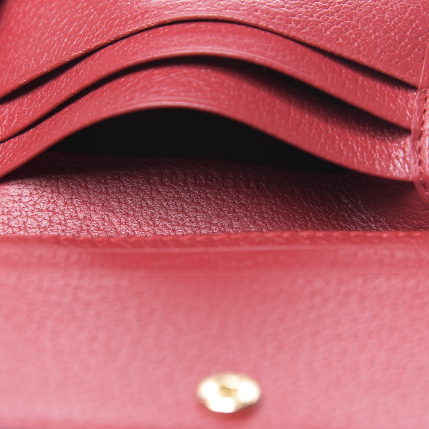 GG Supreme Monogram Flora Web Ophidia Card Case Red