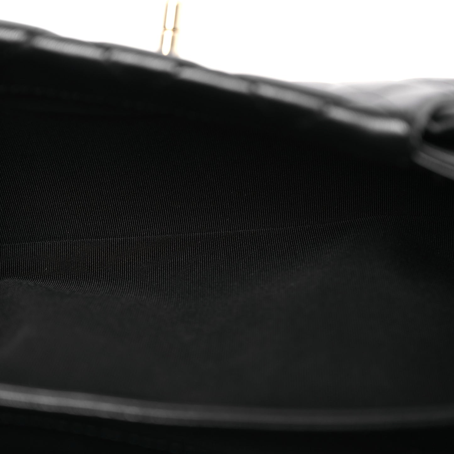 Lambskin Quilted Fold Up Again Clutch Black