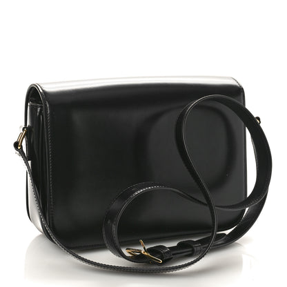 Celine Shiny Calfskin Medium Triomphe Black 2 of 8