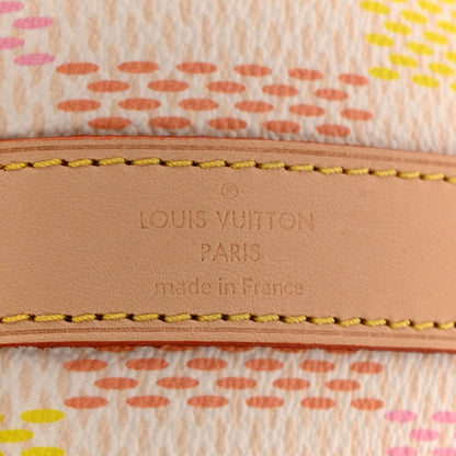 Louis Vuitton LOUIS VUITTON Calfskin Damier Keepall Bandouliere 45 Peach 5 of 14
