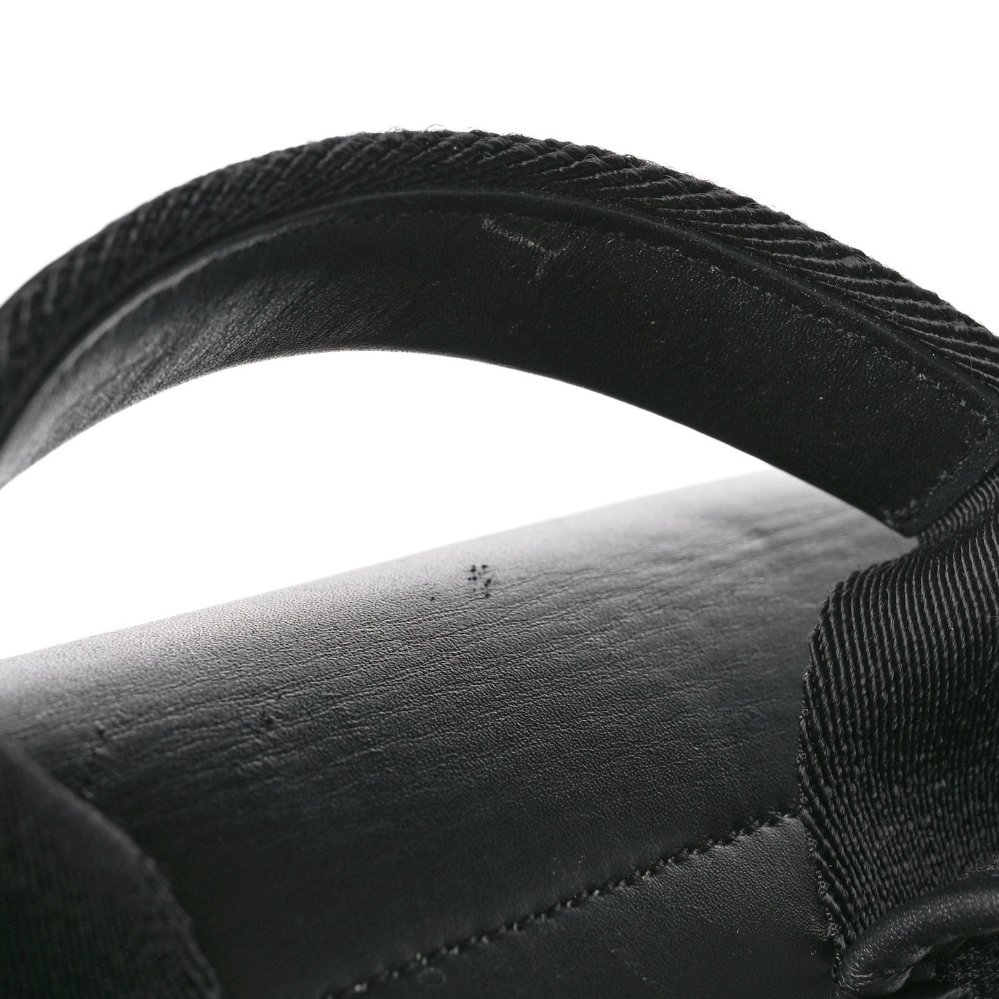 Canvas Calfskin Never Still Large Backpack Black