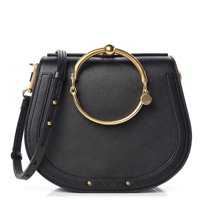 Chloe Suede Small Nile Bracelet Bag Black 1 of 8