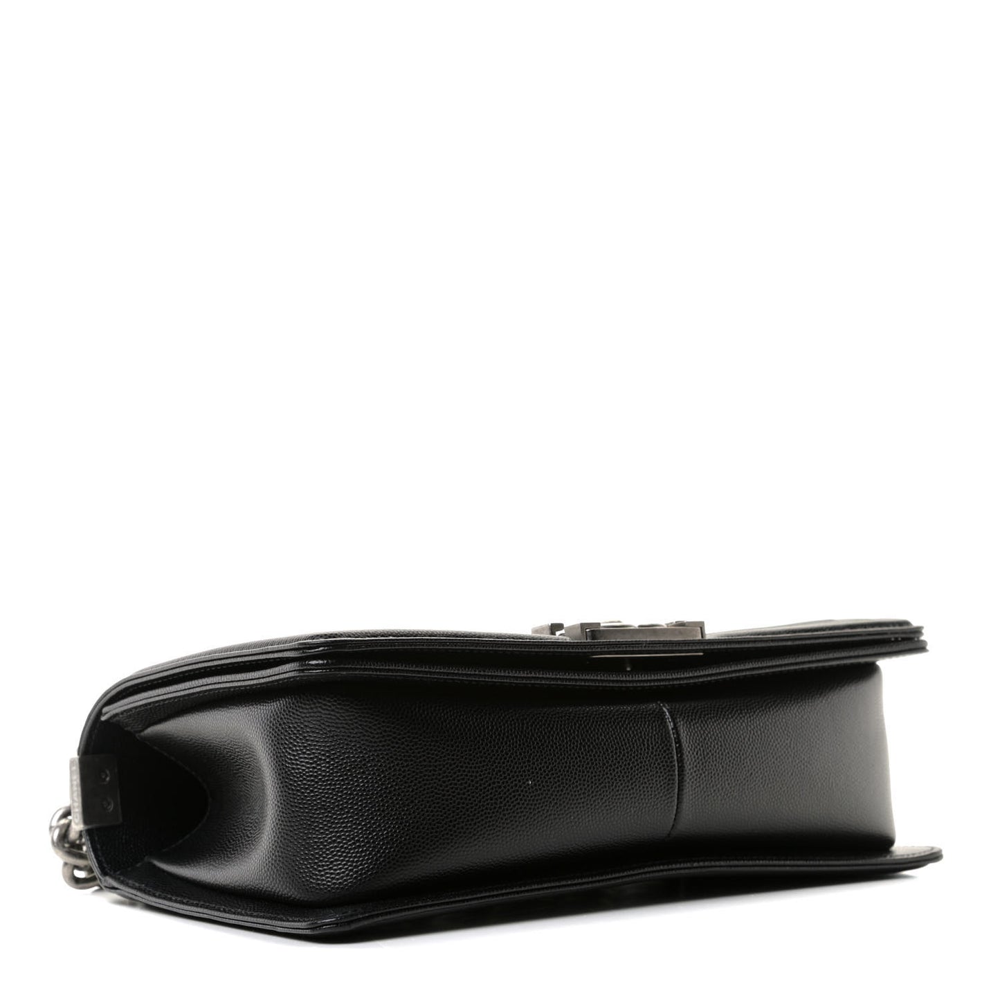 Caviar Quilted Medium Boy Flap Black