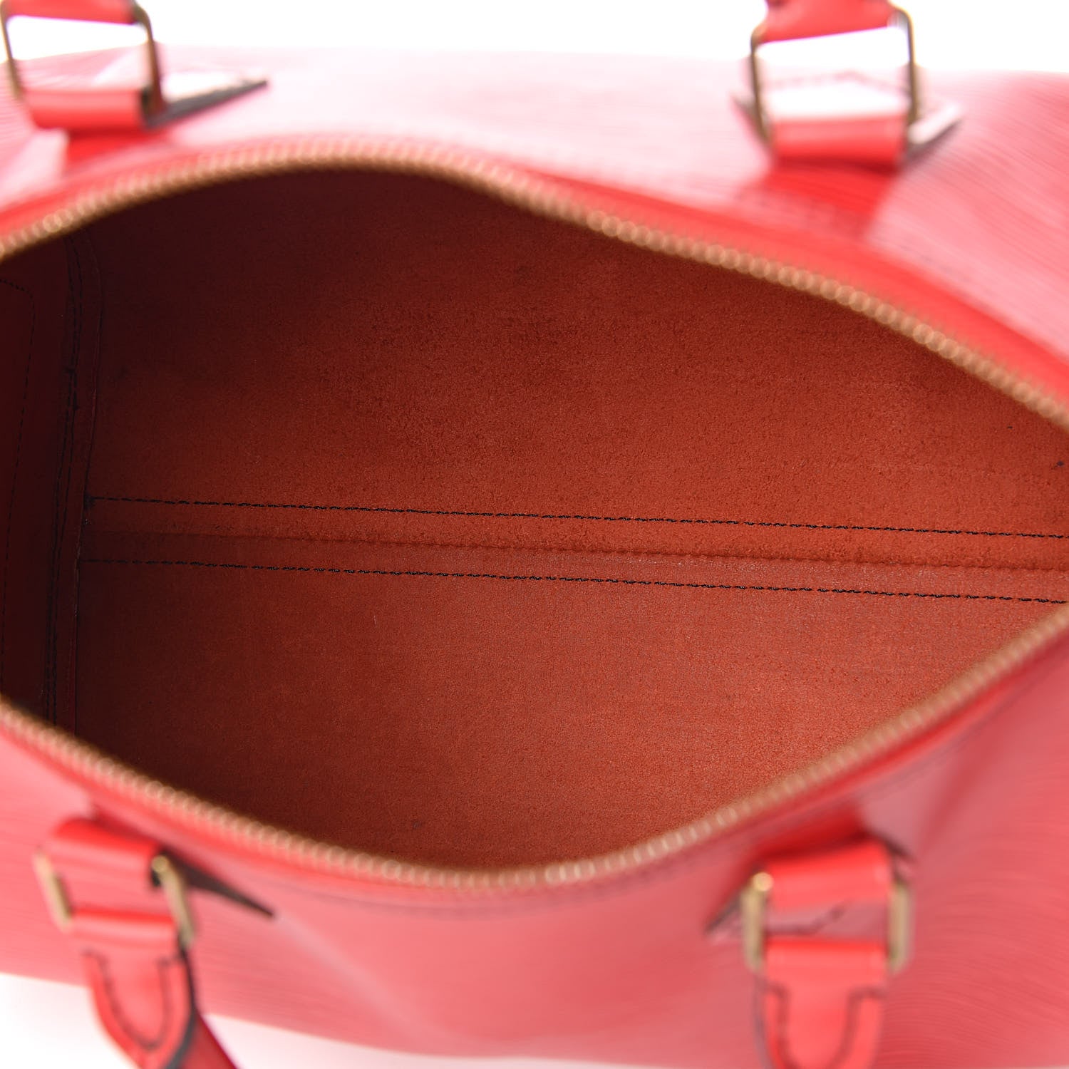 Louis Vuitton Epi Speedy 30 Castillan Red 5 of 13