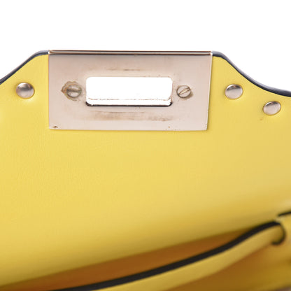 Valentino Garavani Vitello Mini Rockstud Flap Saddle Crossbody Bag Naples Yellow 10 of 15