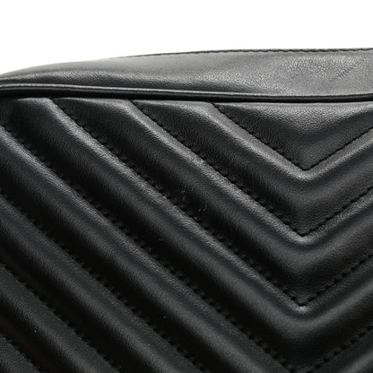 Saint Laurent Calfskin Matelasse Monogram Lou Camera Bag Black 11 of 12
