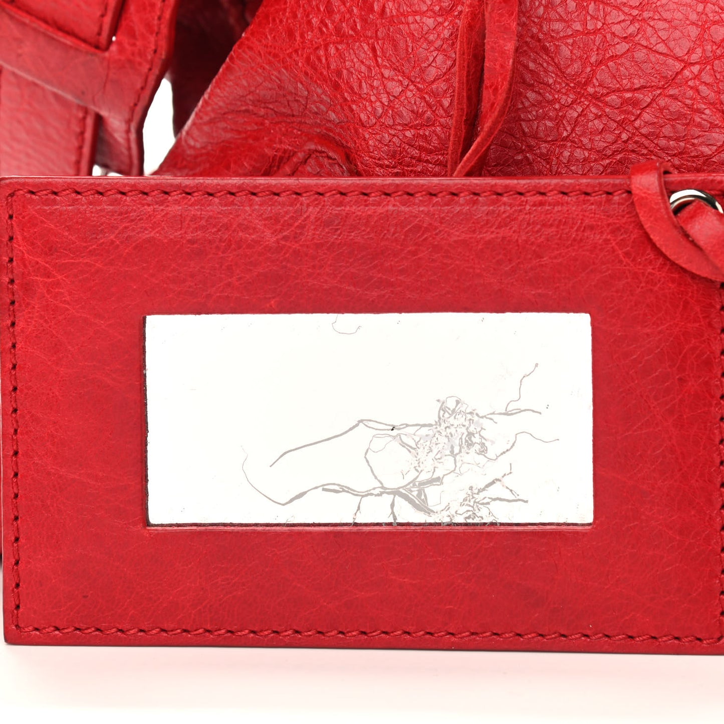 Agneau Arena Giant 12 Silver Hardware Part Time Coquelicot Rouge Coquelicot