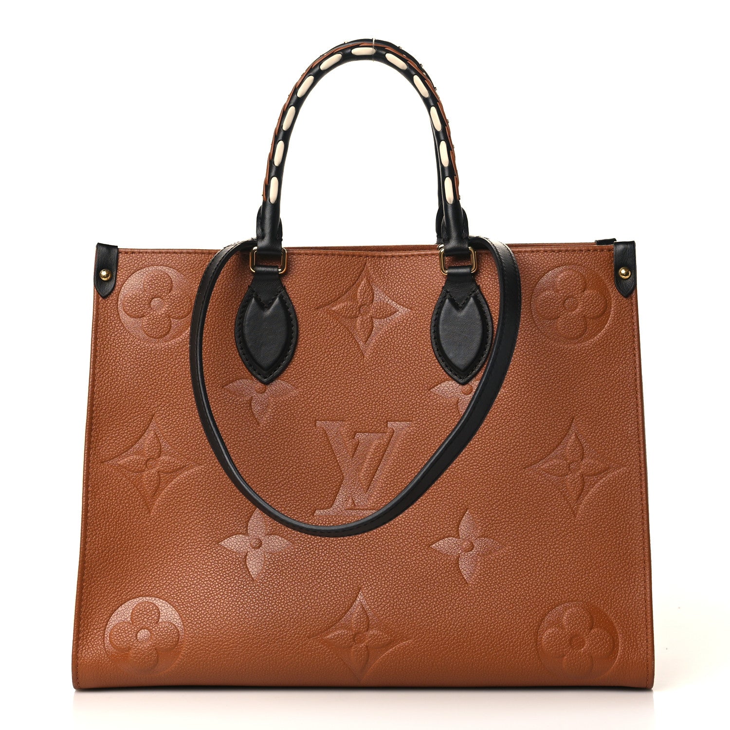 Louis Vuitton Empreinte Monogram Giant Wild At Heart Onthego MM Caramel 1 of 8
